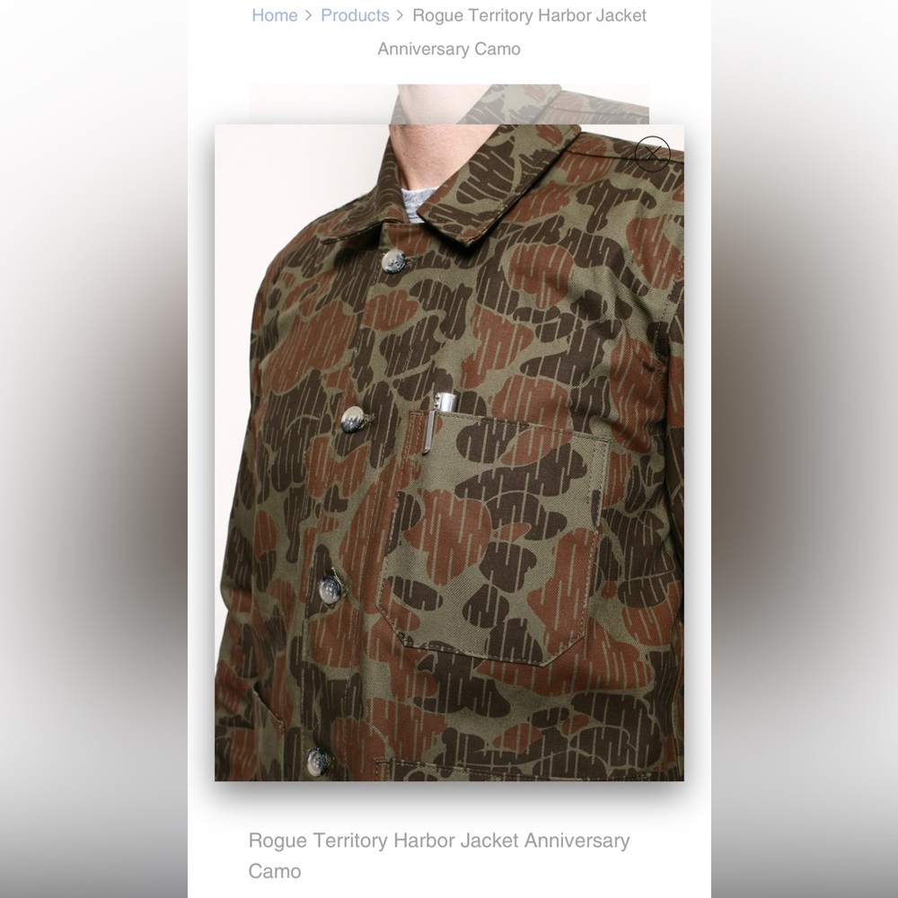 Almost new RGT Harbor Jacket in Anniv Camo